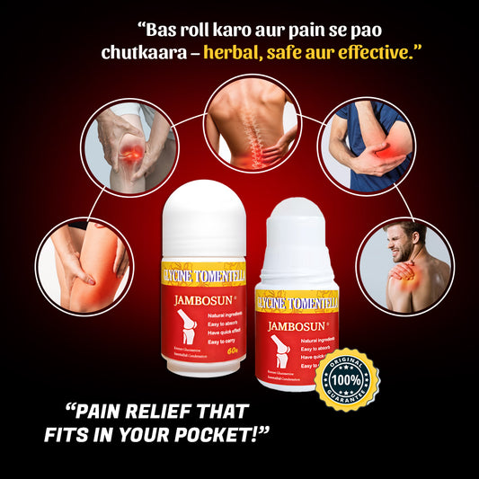 Herbal Instant Pain Relief Roll-On 🌿⚡ (Instant Relief From Back Pain, Leg Pain, Shoulder Pain, Knee Pain, Neck Pain, Sports Injuries, Muscle Pain)