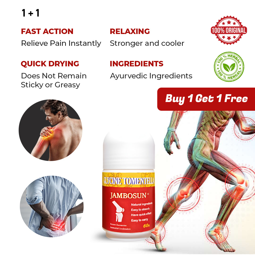 Herbal Instant Pain Relief Roll-On 🌿⚡ (Instant Relief From Back Pain, Leg Pain, Shoulder Pain, Knee Pain, Neck Pain, Sports Injuries, Muscle Pain)